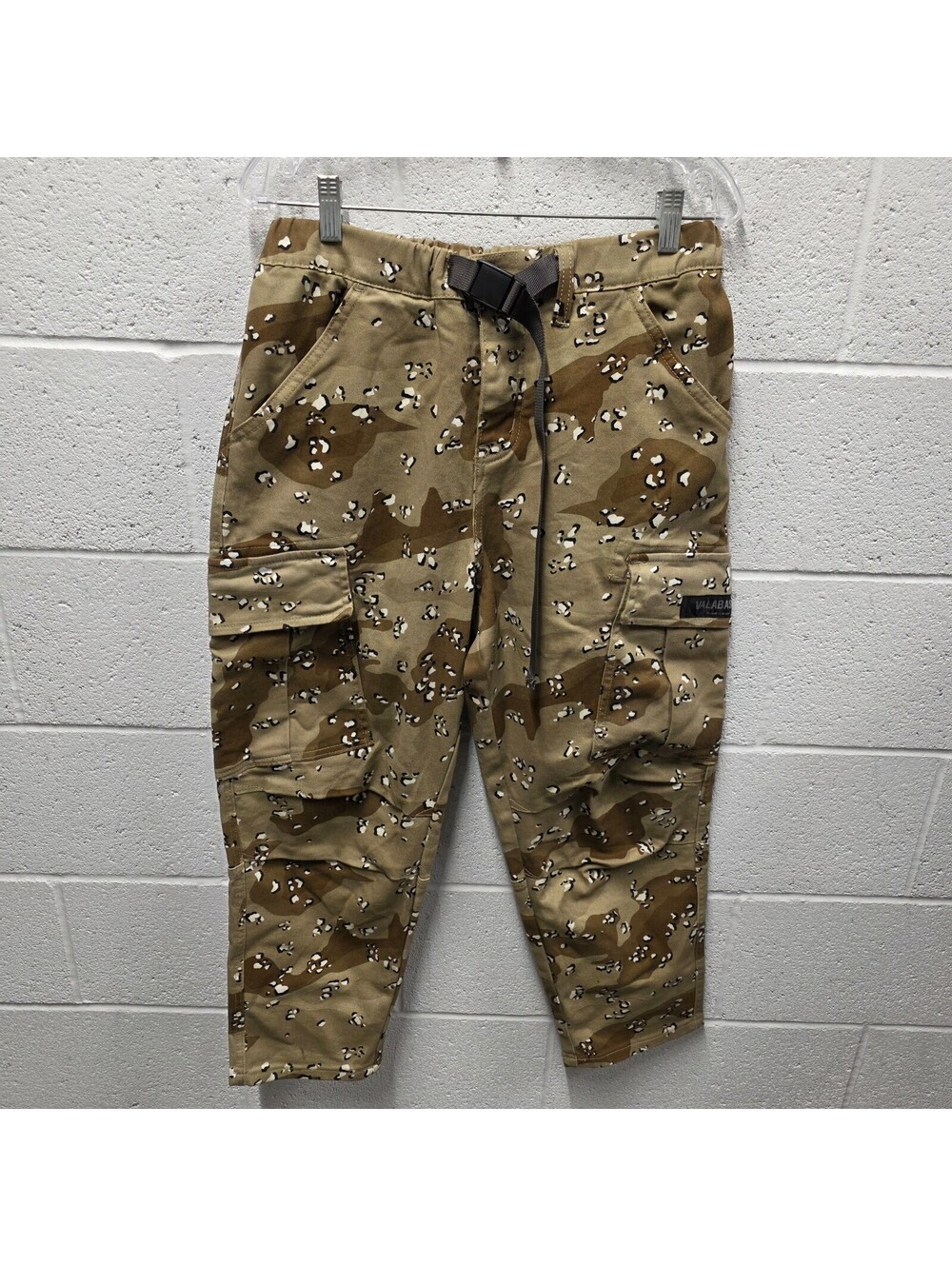 VALABASAS Pants Mens 31 x24 Brown Camo Cargo Bottom Stretch Streetwear
